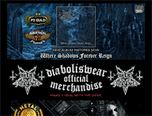 Tablet Screenshot of darkfuneral.se